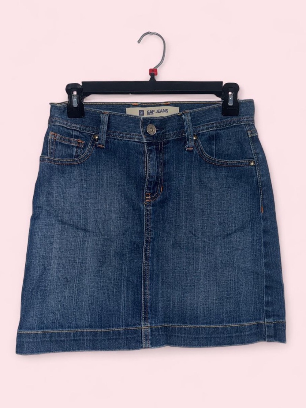 GAP Women's Dark Blue Denim Skirt - size 1